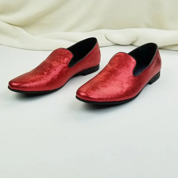Giorgio Brutini 10M Red Slip On Men\'s  Loafers main image 9
